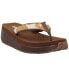 Фото #2 товара Volatile Neville Flip Flops Womens Brown Casual Sandals PV101-923