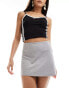 Фото #1 товара ASOS DESIGN mini skort in grey marl