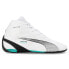 Фото #1 товара Puma Mapf1 Carbon Cat Mid Driving Mens White Sneakers Athletic Shoes 30754401