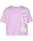 ფოტო #1 პროდუქტის Big Girls Air Flower Child Logo Short Sleeve Tee