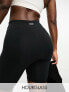 ASOS 4505 Hourglass Icon 8 inch legging short with bum sculpt detail in performance fabric in black