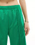 Adidas Originals firebird track pants in green grün, XS - фото #5