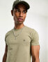 Фото #1 товара French Connection crew neck t-shirt in light khaki