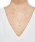 ფოტო #2 პროდუქტის Diamond "Nana" Pendant Necklace (1/10 ct. t.w.) in Sterling Silver