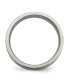 ფოტო #3 პროდუქტის Titanium Brushed Sterling Silver Inlay Grooved Band Ring