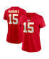 ფოტო #2 პროდუქტის Women's Patrick Mahomes Red Kansas City Chiefs Player Name and Number T-shirt