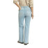 Jordache High Rise Flare Jeans Women's 6 Light Blue 100% Cotton Pull-On Pockets