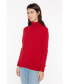 ფოტო #6 პროდუქტის Women's 100% Pure Cashmere Long Sleeve Turtleneck Pullover Sweater