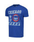 Men's Royal Chicago Cubs Outlast Franklin T-Shirt