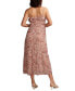 ფოტო #2 პროდუქტის Women's Ruffle V-Neck Sleeveless Midi Dress