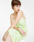 Фото #4 товара Women's Animal-Print Mesh Midi Slipdress, Created for Macy's