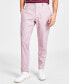 Фото #1 товара Men's Slim-Fit Linen Blend Suit Pants, Created for Macy's