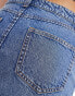Фото #8 товара Miss Selfridge denim micro mini skirt in mid blue wash