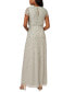 ფოტო #6 პროდუქტის Women's 3D Embellished Blouson Gown