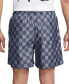 Men's Club Flow Checker Logo Shorts