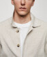 Фото #5 товара Men's Buttoned Ribbed Cardigan