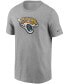 Men's Heathered Gray Jacksonville Jaguars Primary Logo T-shirt