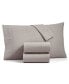 Фото #1 товара Sleep Luxe Solid Cotton Flannel 4-Pc. Sheet Set, King, Created for Macy's