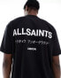 Фото #1 товара AllSaints Underground oversized t-shirt in black