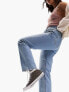 Фото #6 товара ASOS DESIGN Petite 90's straight jeans in mid blue