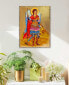 Фото #3 товара Icon Saint Michael The Archangel Wall Art on Wood 8"