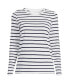 ფოტო #3 პროდუქტის Plus Size Relaxed Supima Cotton Long Sleeve Crew Neck T-Shirt