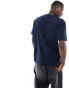 Tommy Jeans regular linear logo t-shirt in navy