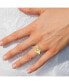 ფოტო #3 პროდუქტის Libra Scales Design 14K Yellow Gold Pink Tourmaline Gemstone Diamond Signet Ring