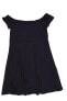 Susana Monaco 300899 Off The Shoulder Fit & Flare Mini Dress Navy Blue, XS