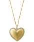 ფოტო #2 პროდუქტის EFFY® Diamond Heart 18" Pendant Necklace (1/4 ct. t.w.) in 14k Gold