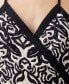 Фото #5 товара Women's Printed Halter Sleeveless Wrap Dress