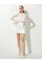 Фото #3 товара Dantel Detaylı Saten Mini Bridal Elbise