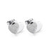 Gentle steel heart earrings VGE646 S