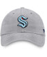 Men's Gray Seattle Kraken Primary Logo Adjustable Hat