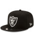 ფოტო #2 პროდუქტის Men's Las Vegas Raiders Basic 9FIFTY Adjustable Snapback Cap