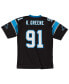 Men's Kevin Greene Carolina Panthers Replica Throwback Jersey Черный, S - фото #2