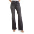 Фото #1 товара Jordache Women's 30" High Rise Flare Jeans 6 Black 100% Cotton Pull-On Pockets