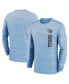 ფოტო #1 პროდუქტის Men's Light Blue Tennessee Titans 2024 Sideline Velocity Performance Long Sleeve T-Shirt