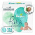 Фото #1 товара Pampers Pure Protection Diapers Enormous Pack - Size 1 - 132ct