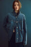 TRF DENIM OVERSHIRT