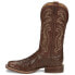 Фото #3 товара Tony Lama Jacinto Ostrich Square Toe Cowboy Mens Brown Casual Boots EP8268