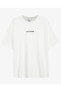 Фото #9 товара M Graphic Tee Oversize T-shirt Erkek Beyaz Tshirt S232404-100