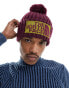 Фото #2 товара The North Face Heritage Ski Tuke chunky knit beanie in burgundy