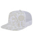 Фото #1 товара Men's White Chicago Cubs Logo Dunes A-Frame Trucker 9FIFTY Snapback Hat