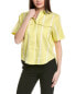 Фото #1 товара Piazza Sempione Linen & Silk-Blend Shirt Women's