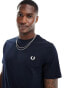 Fred Perry crew neck t-shirt in navy