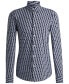 Men's Printed Slim-Fit Dress Shirt