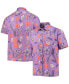 Фото #1 товара Men's Purple Clemson Tigers Vintage-Like Floral Button-Up Shirt