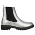 Фото #2 товара Corkys To Be Honest Round Toe Chelsea Booties Womens Silver Casual Boots 80-9971