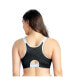 Plus Size Wave Wire-free Zip Front Sports Bra